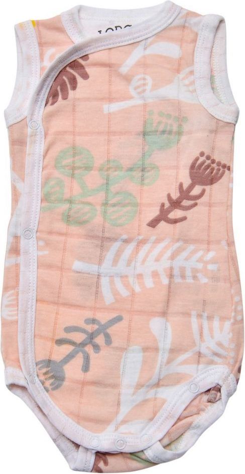 Lodger Body bez rukávů Romper Fold Over Botanimal Plush - obrázek 1