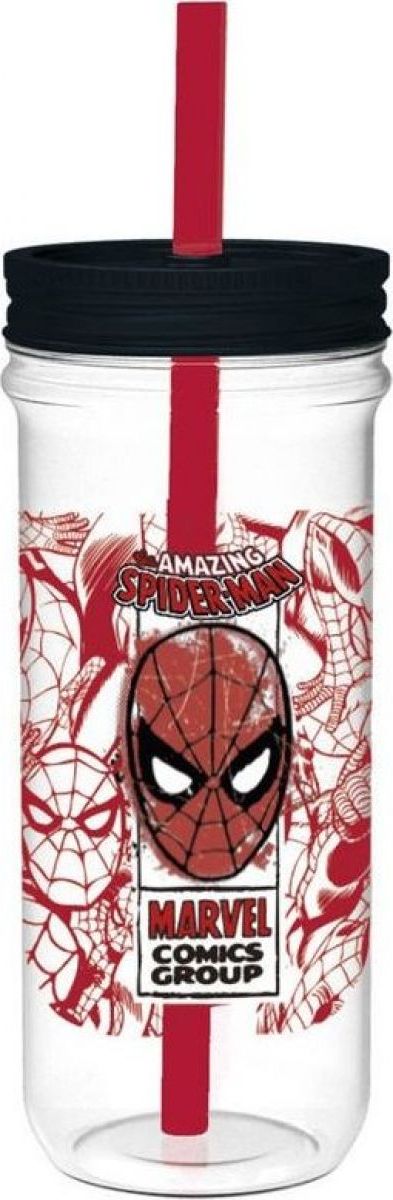 Sklenice plastová 670 ml Spiderman - obrázek 1