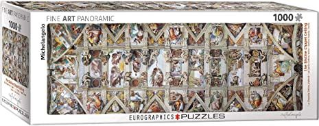 Puzzle EuroGraphics Strop Sixtínské kaple  1000 - obrázek 1