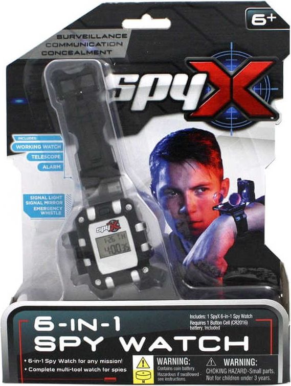 EP Line SpyX Špiónské hodinky na baterie LED Světlo Zvuk - obrázek 1