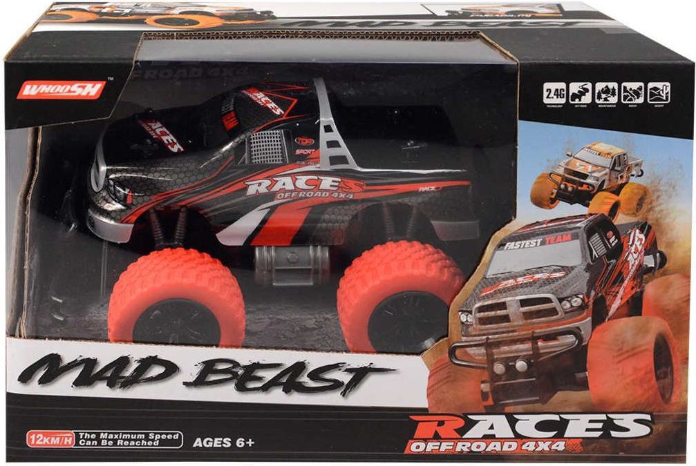 RC Auto off-road džíp 1:18 na vysílačku 2,4GHz na baterie 2 druhy - obrázek 2