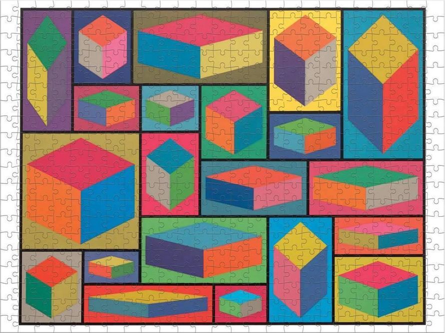 GALISON Oboustranné puzzle Sol Lewitt 500 dílků - obrázek 3