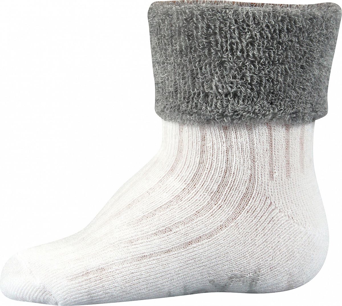 Voxx kojenecké froté ponožky bílé 16-19 120-140 - obrázek 1
