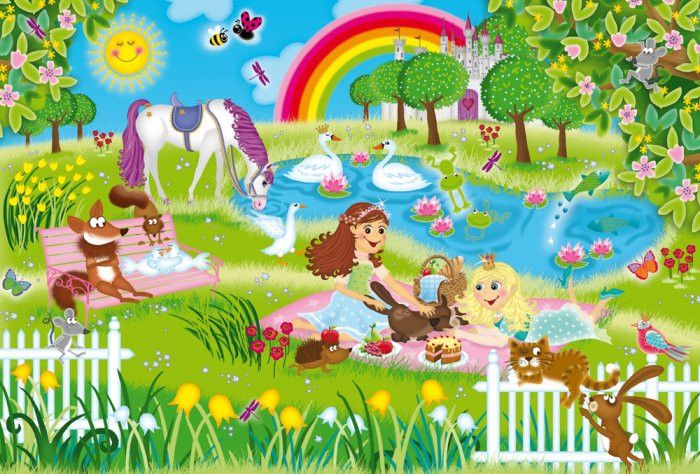 SCHMIDT Puzzle Princezny v zámecké zahradě 3x48 dílků - obrázek 3