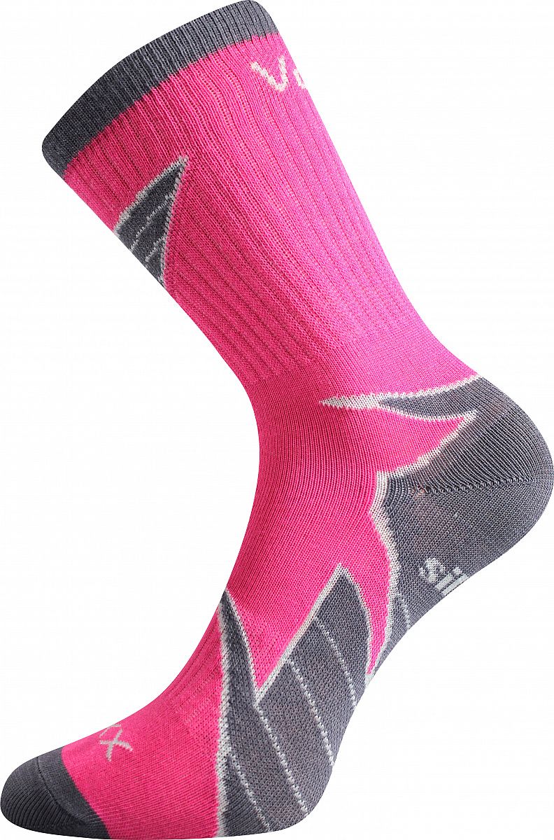 Voxx dětské sportovní ponožky Joskik tmavě růžová 30-34 200-220 - obrázek 1