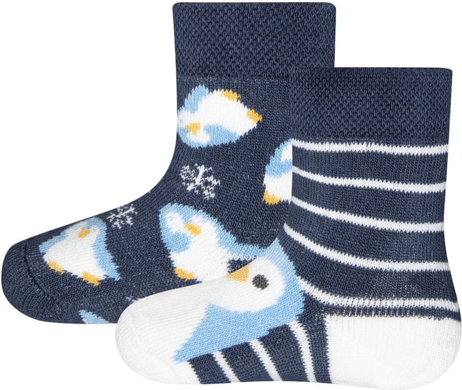 EWERS set 2 dětských termo ponožek modrá 16-17 - obrázek 1