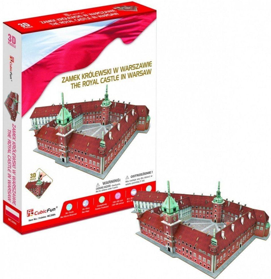 CubicFun 3D puzzle Královský hrad, Polsko 105 dílků - obrázek 1