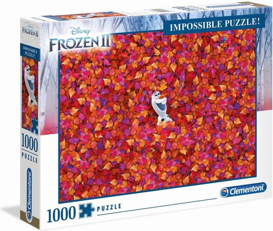 Grooters Puzzle Ledové království - Impossible Olaf, 1000 ks - obrázek 1