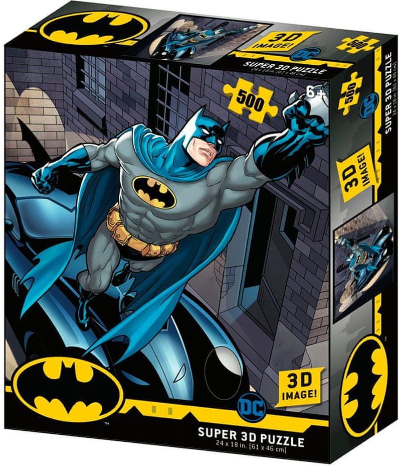 Grooters 3D Puzzle Batman - Batmobil, 500 ks - obrázek 1