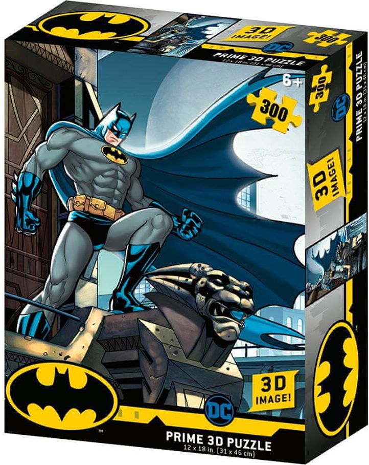 Grooters 3D Puzzle Batman - 300 ks - obrázek 1