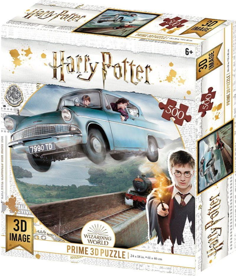 Grooters 3D Puzzle Harry Potter - Ford Anglia, 500 ks - obrázek 1