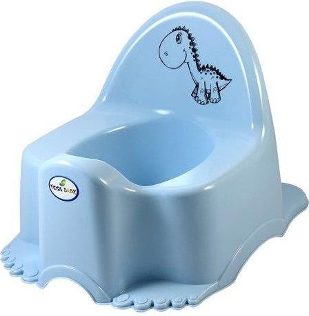 Nočník s melodií Tega Baby New Potty Dino Light Blue 2018 - obrázek 1