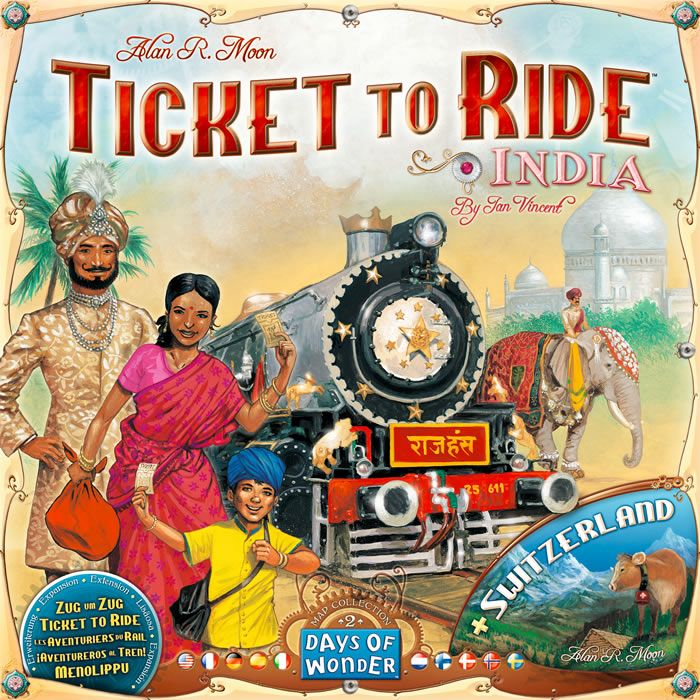 Ticket to Ride: India + Switzerland - obrázek 1