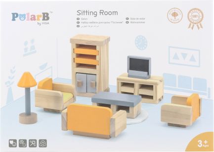 Dřevěný obývací pokoj - obrázek 1
