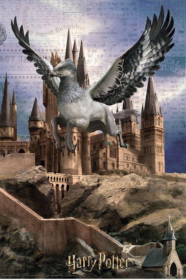 CurePink 3D puzzle Harry Potter: Klofan - Buckbeak 300 kusů () - obrázek 1