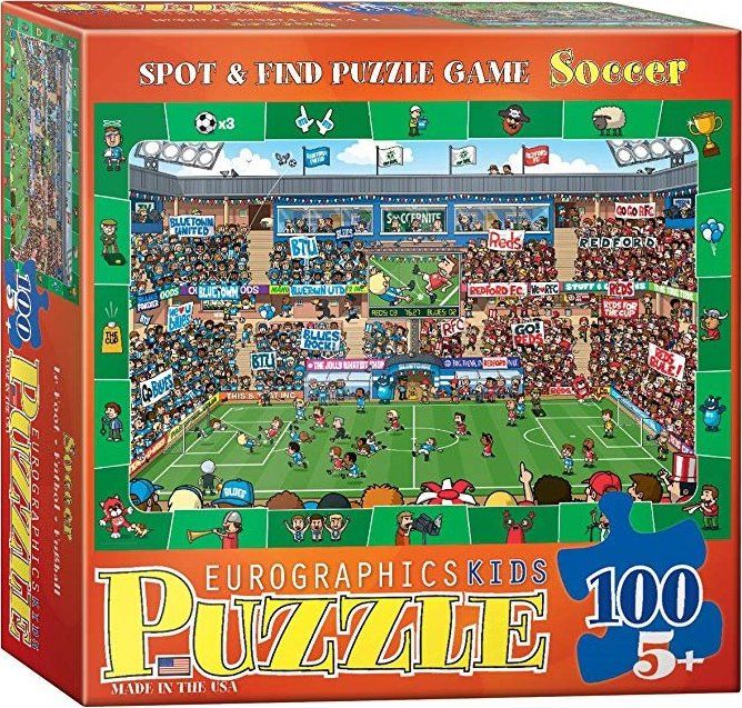 EUROGRAPHICS Puzzle Fotbal 100 dílků - obrázek 2
