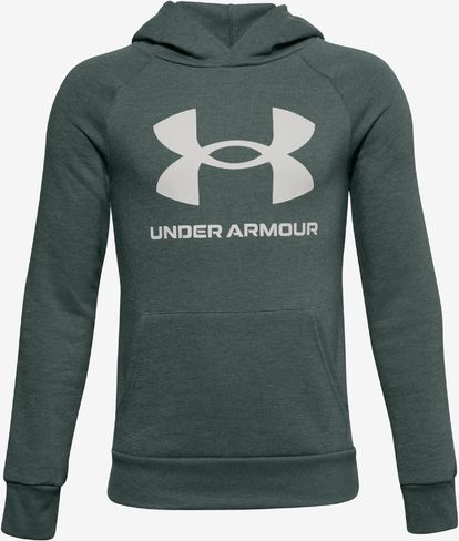 Rival Fleece Mikina dětská Under Armour | Zelená Šedá | Chlapecké | L - obrázek 1