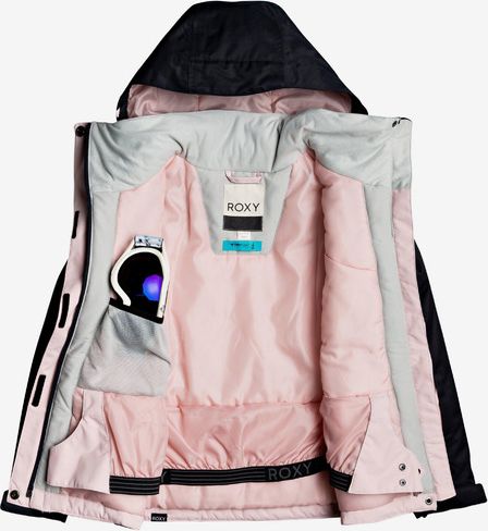 Bunda dětská Roxy | Růžová | Dívčí | XL - obrázek 3