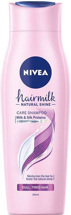 NIVEA Šampon Hairmilk Shine 250 ml - obrázek 1