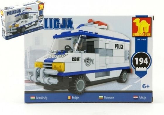 Stavebnice Dromader Policie Auto Dodávka 23405 194ks - obrázek 1