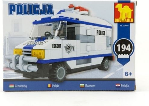 Stavebnice Dromader Policie Auto Dodávka 23405 194ks - obrázek 2