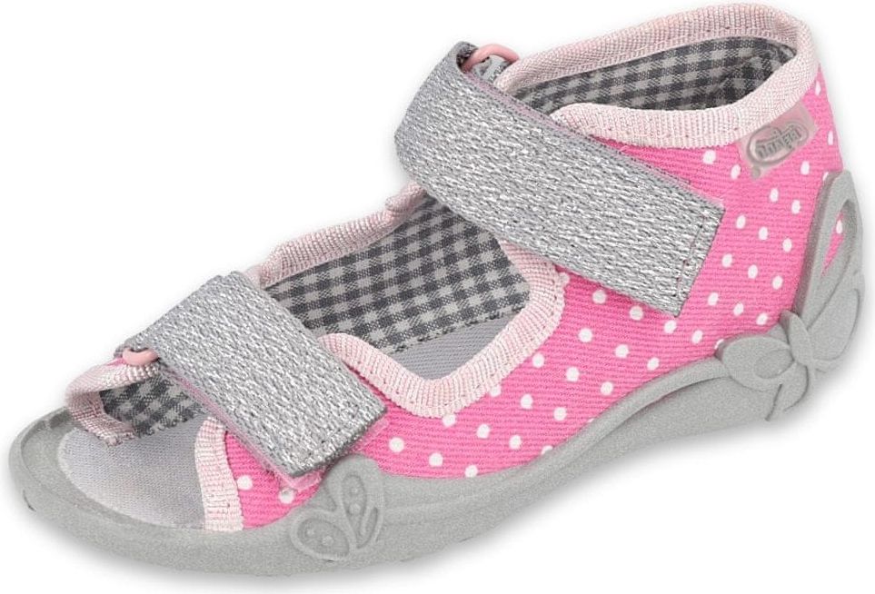 Befado dívčí sandály Papi 342P024 18 růžová - obrázek 1