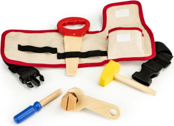 ECO TOYS Dřevěné nářadí pro děti s opaskem