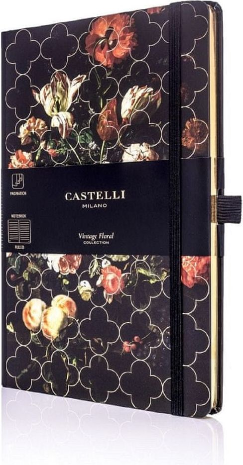 Castelli Italy Zápisník Vintage Peony - obrázek 1
