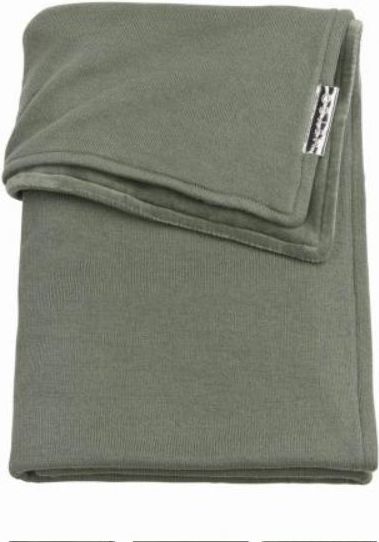 Deka do kočárku/kolébky samet 75x100 cm Meyco Knit basic Forest Green 2021 - obrázek 1