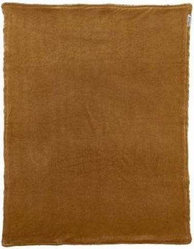 Deka do kočárku/kolébky samet 75x100 cm Meyco The Waves Ochre 2021 - obrázek 2