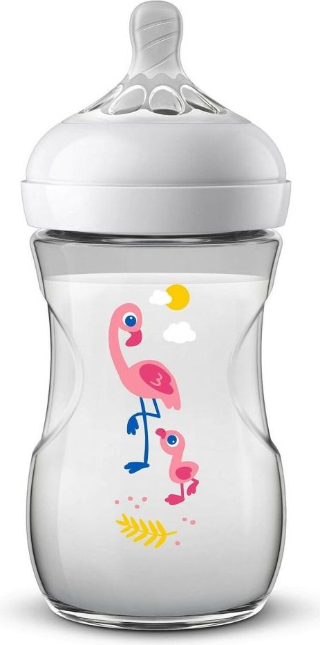Láhev 260 ml Avent Natural Flamingo - obrázek 1