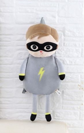 Dětský batůžek Metoo Super Boy - šedý - obrázek 1