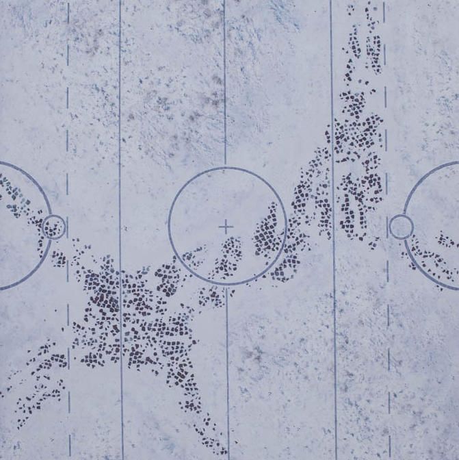 Gamemat.eu Herní podložka 3'x3' (91,5 x 91,5 cm) - různé motivy Barva: Fall Footbal - obrázek 13