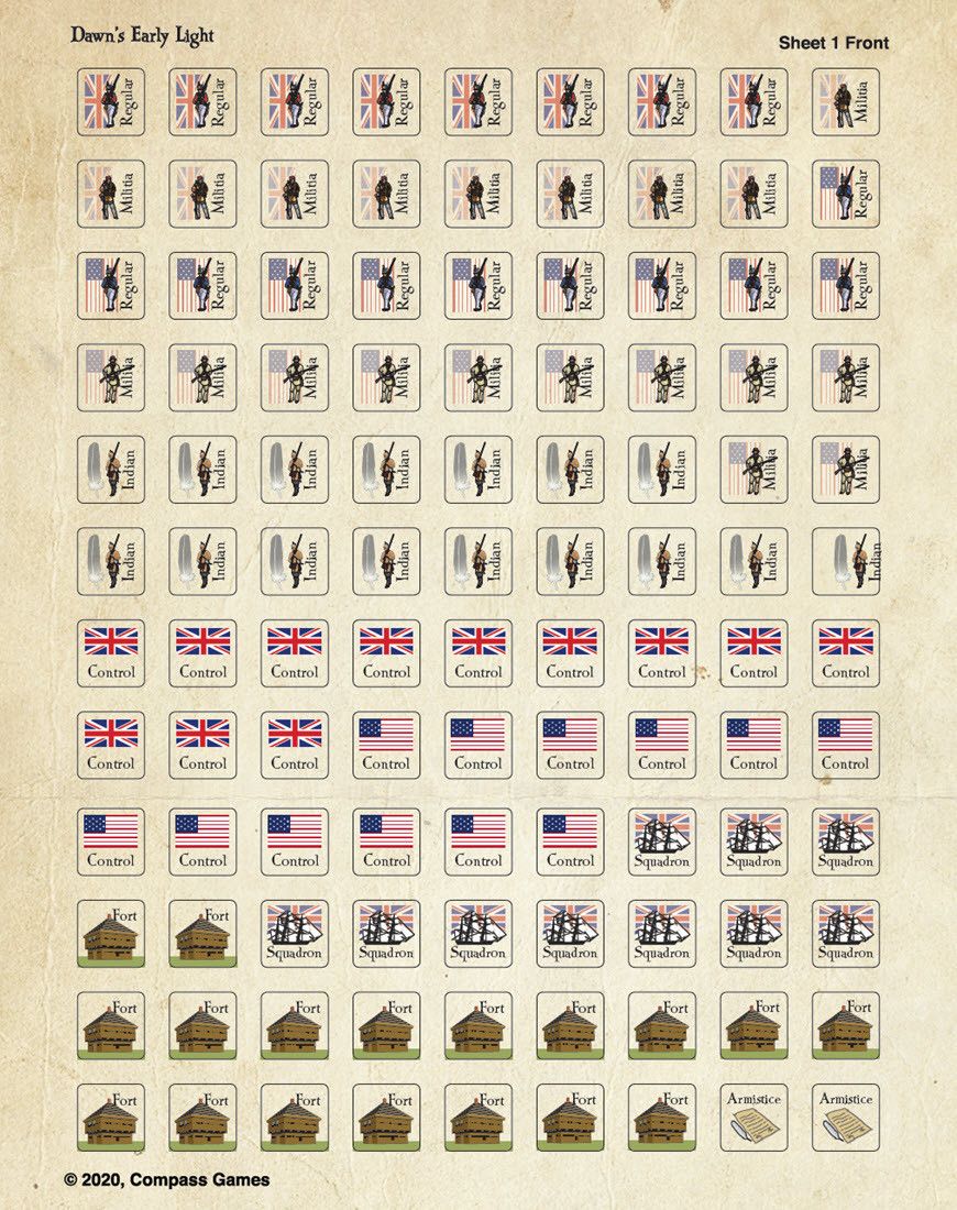 Compass Games Dawn's Early Light: The War Of 1812 - obrázek 3