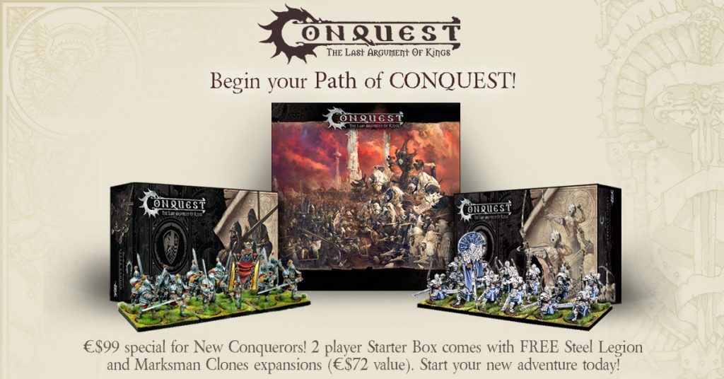 Para Bellum Wargames Conquest - Begin Your Path of Conquest 2 Player Starter Set Bundle - obrázek 2