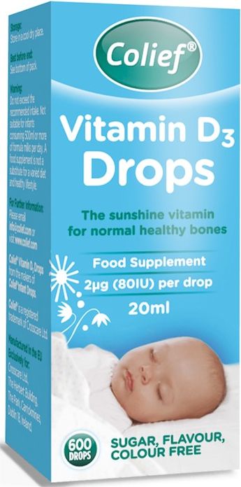 COLIEF Vitamin D3 kapky pro děti - obrázek 1