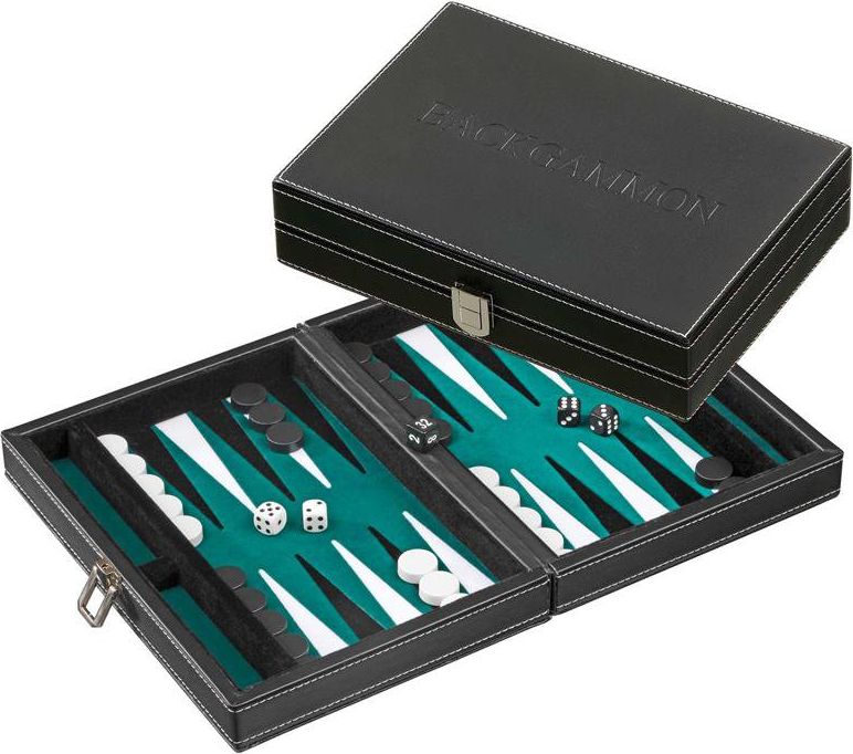 Backgammon střední zelené Tinos magnetický - obrázek 1
