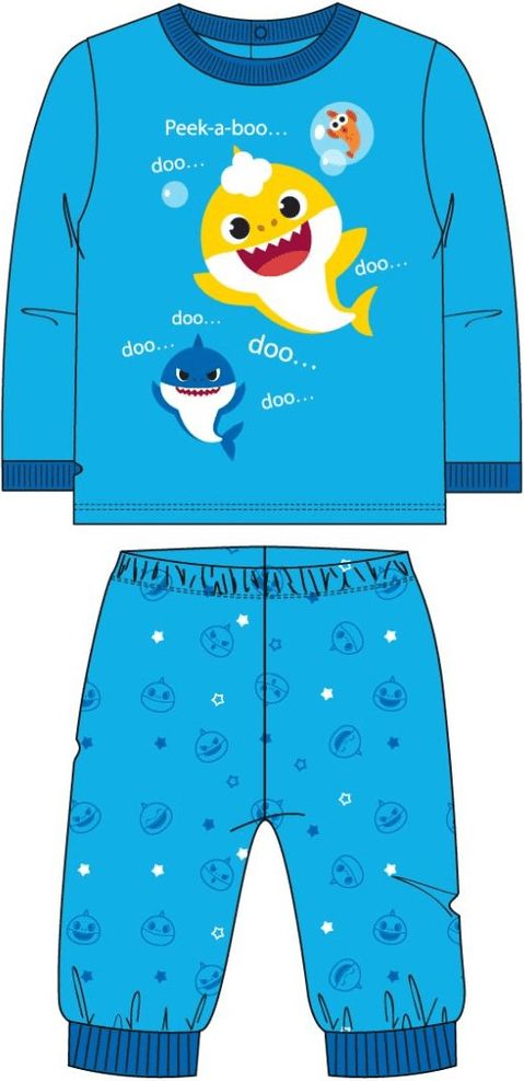 Disney chlapecké pyžamo Baby Shark modrá 92 - obrázek 1