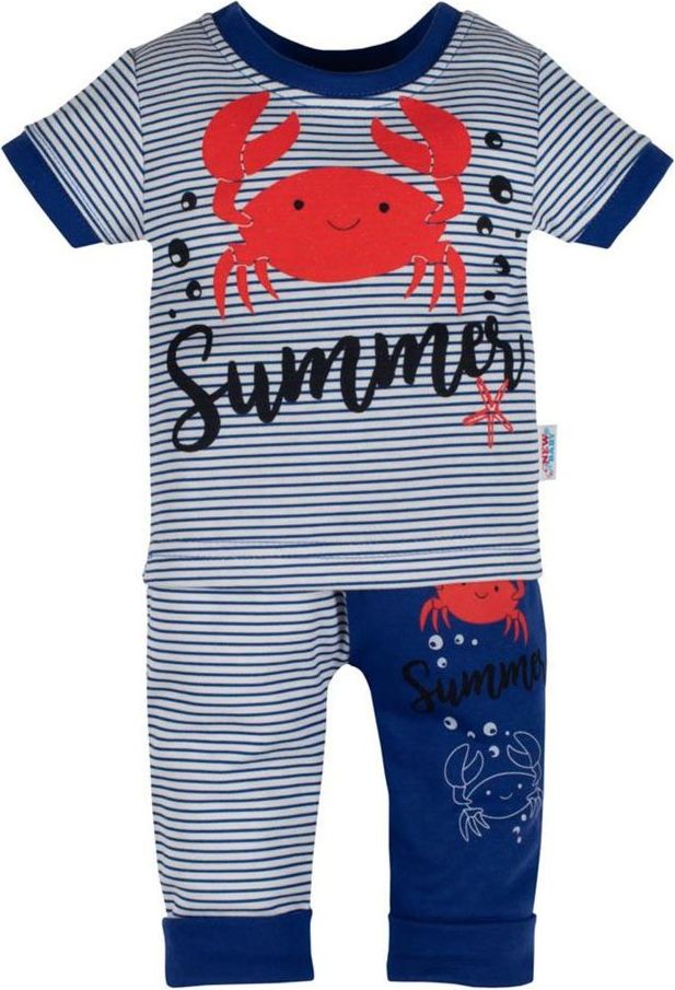 NEW BABY Kojenecké tričko s krátkým rukávem a tepláčky New Baby Summer - Kojenecké tričko s krátkým rukávem a tepláčky New Baby Summer - obrázek 1