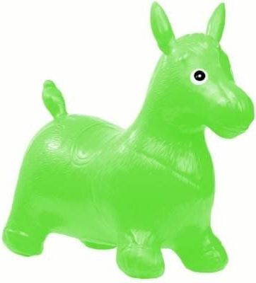 WERK Dětský skákací koník, nafukovací hopsadlo - zelená - obrázek 1
