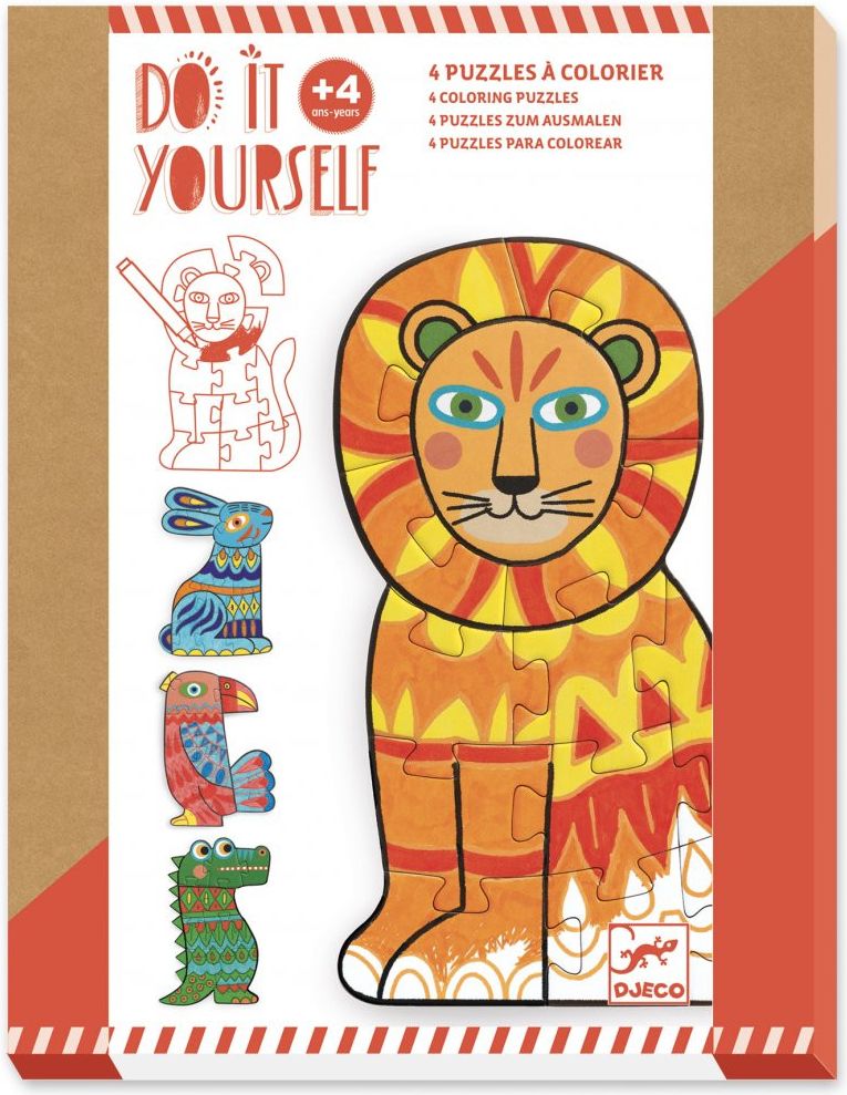 Djeco DIY puzzle Zvířátka - obrázek 1