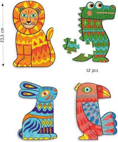 Djeco DIY puzzle Zvířátka - obrázek 2
