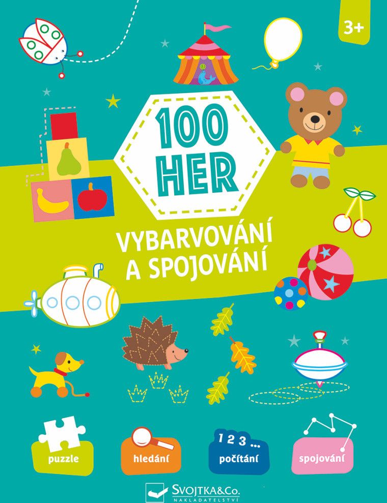 Svojtka 100 her, vybarvování a spojování - obrázek 1