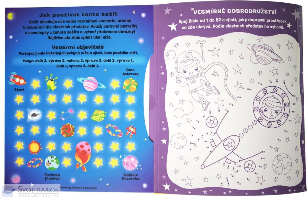 Svojtka Vesmír samolepkové království - obrázek 4