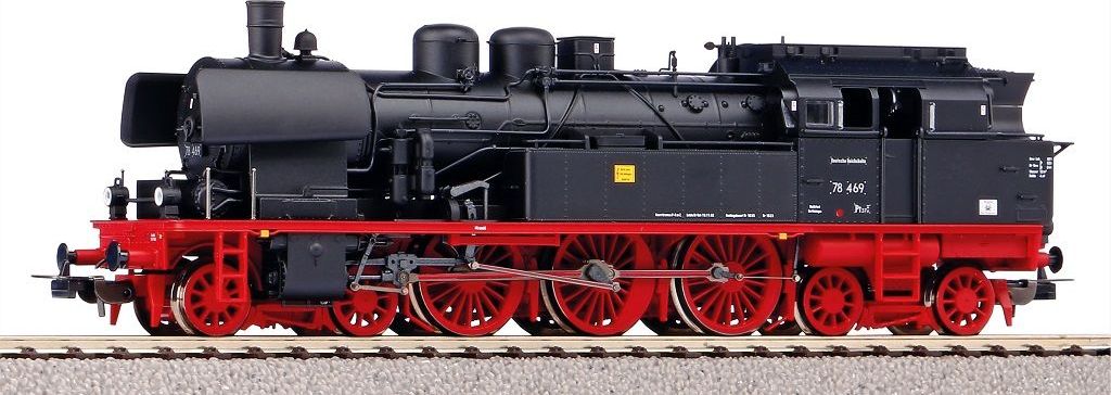 Piko Parní lokomotiva BR 78 DR III, včetně zvukového dekodéru PIKO a parního generátoru - obrázek 1