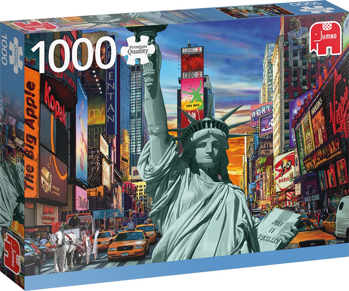JUMBO Puzzle Město New York 1000 dílků - obrázek 2