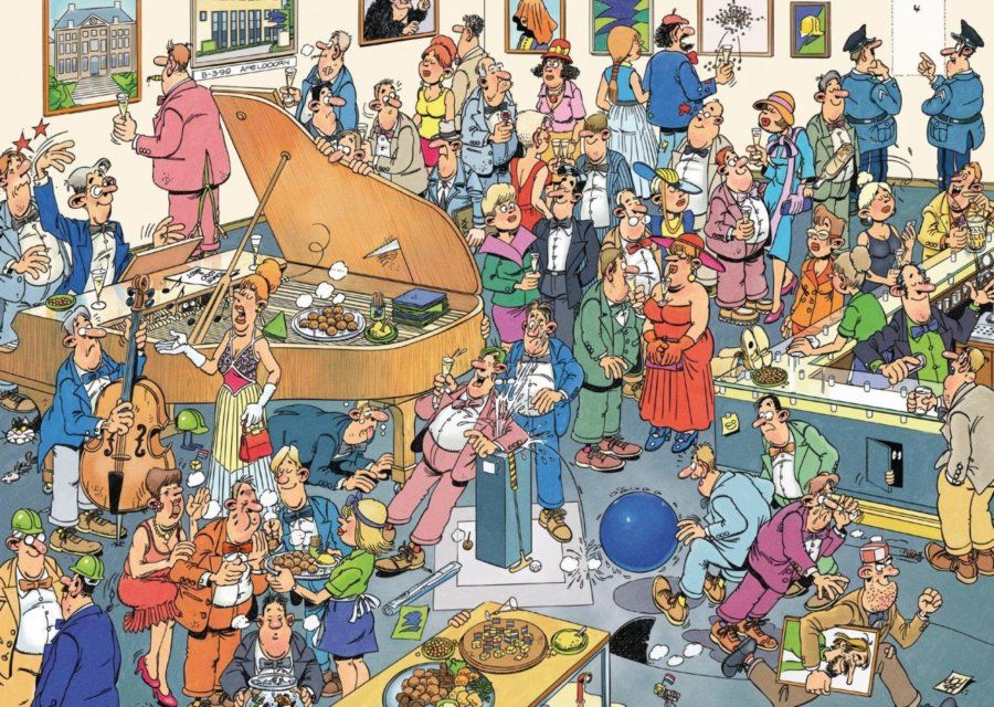 JUMBO Puzzle Recepce 500 dílků + Německá pivní slavnost 1000 dílků - obrázek 3