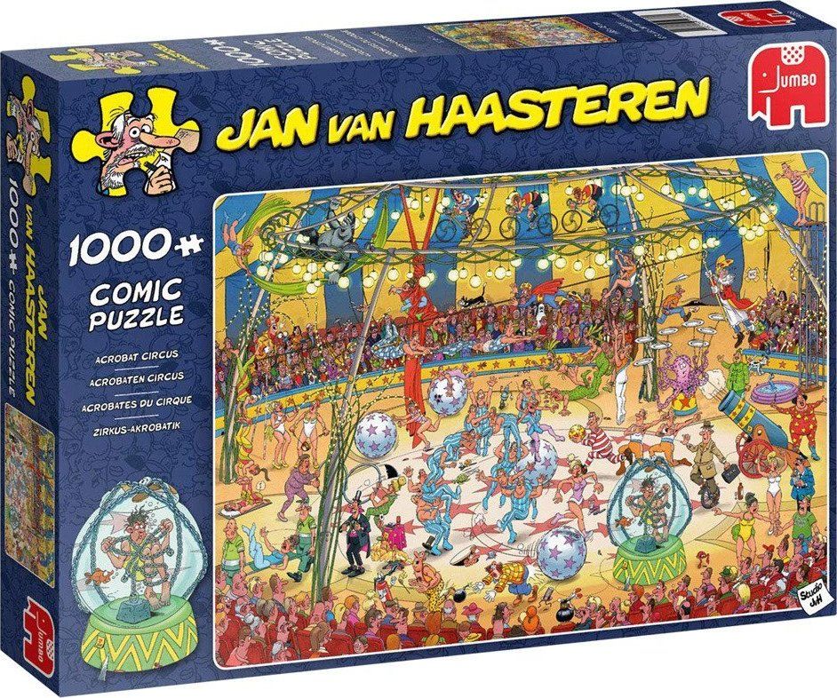 JUMBO Puzzle Akrobatický cirkus 1000 dílků - obrázek 2