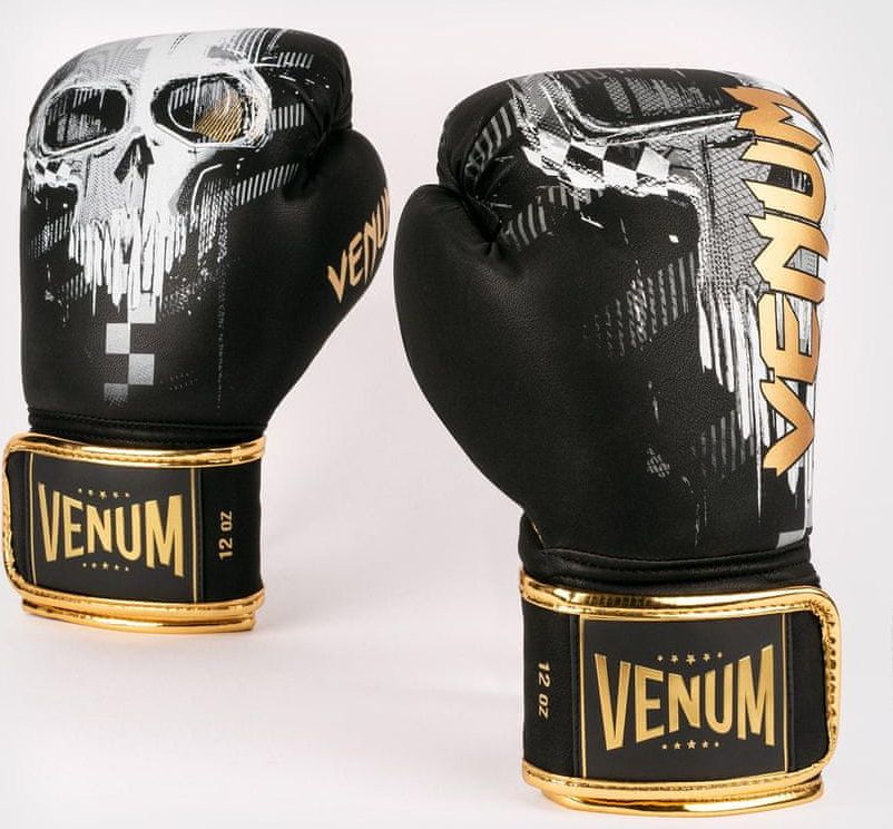 VENUM Boxerské rukavice VENUM Skull - černé - obrázek 1