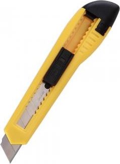 Odlamovací nůž Standard 18mm žlutý - obrázek 1